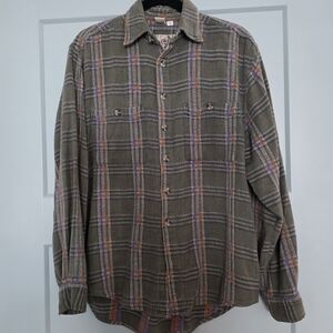 The Territory Ahead Cotton Button Down Shirt M Boho Artsy Cottagecore